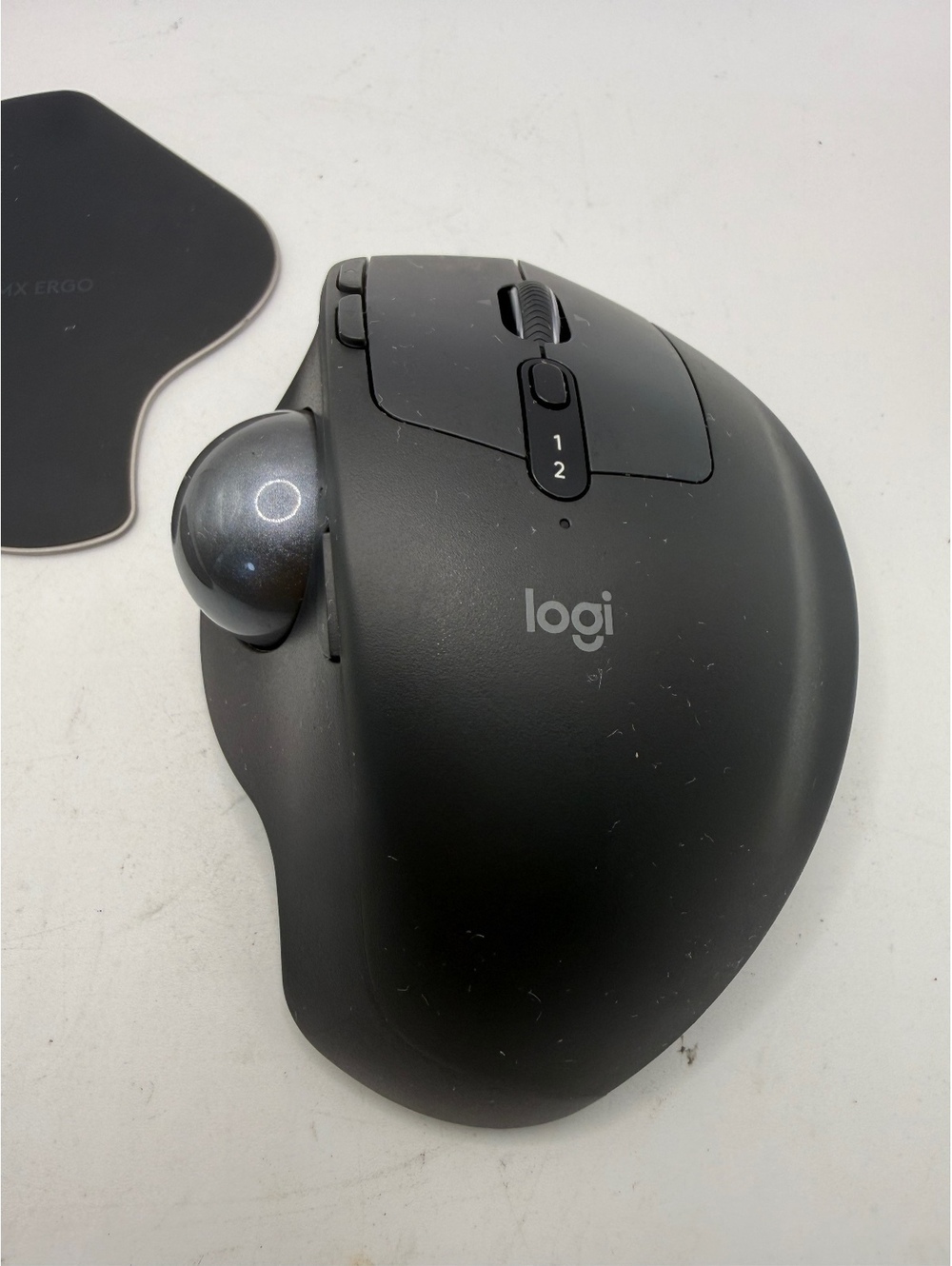 Logitech MX Ergo Wireless Trackball Mouse - for parts/repair - Works Plugged In